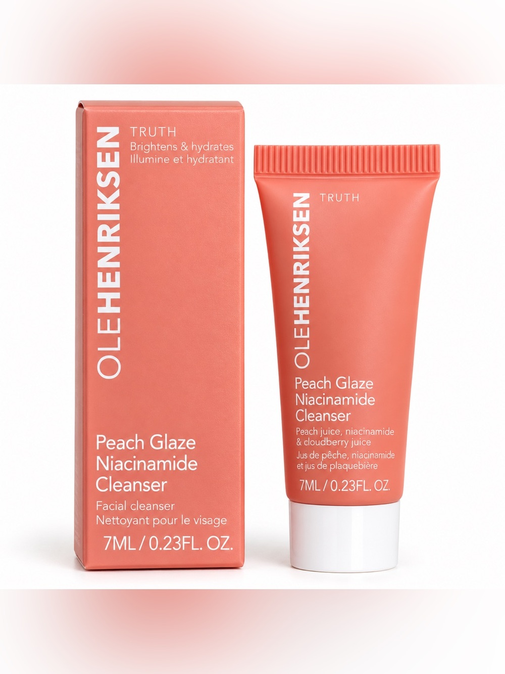 Ole Henriksen Peach Glaze Niacinamide c l e a n s e r Mini NWT